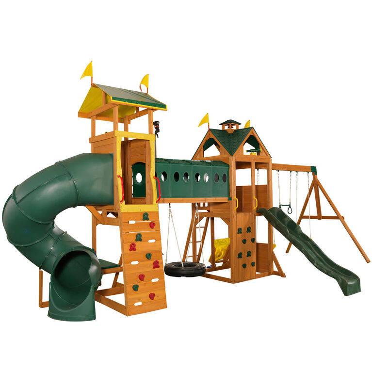 Mockingbird View Wooden Swing Set, Outdoor Wooden Play Sets Canada