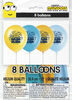 Minions 12" Ballons, 8un