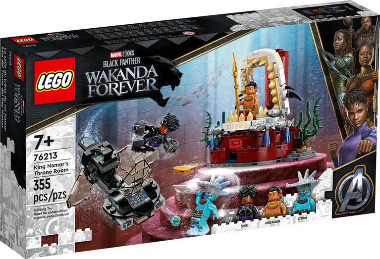 LEGO Marvel La salle du trône du roi Namor 76213 Ensemble de construction (355 pièces)