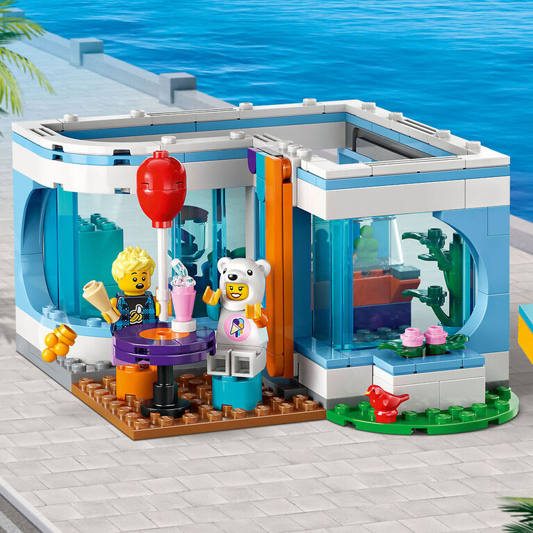 LEGO City Ice-Cream Shop 60363 Building Toy Set for Kids Aged 6+ (296 Pieces)