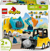 LEGO DUPLO Ma ville Les V&eacute;hicules de Chantier 3 en 1 avec 6 Options de V&eacute;hicules 10475