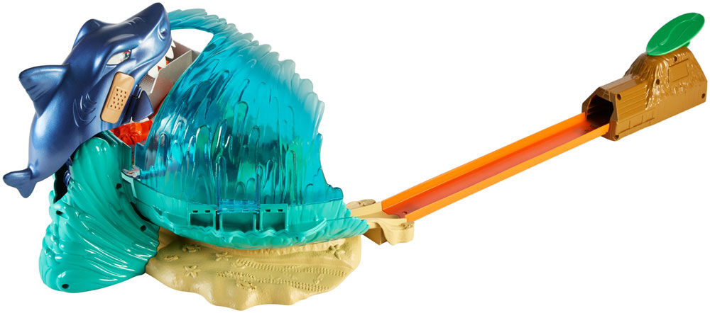 hot wheels city shark beach battle playset