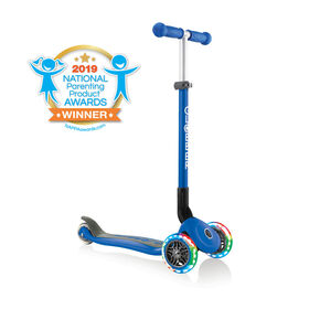 Primo Pliable Scooter avec Lumière - Bleu