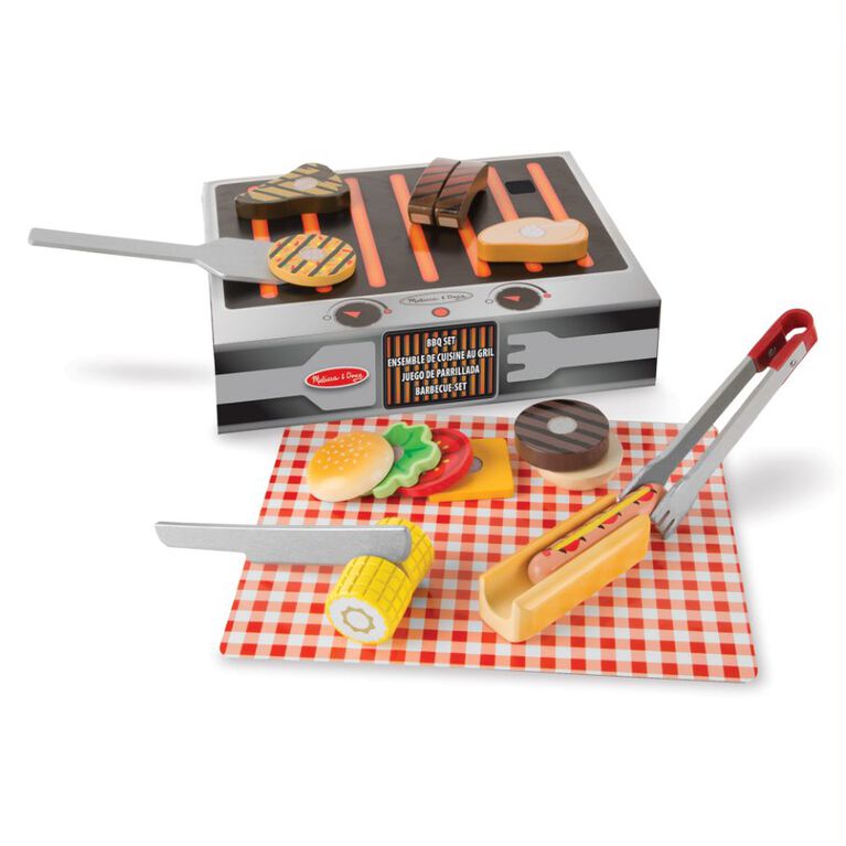 Melissa & Doug - Grill & Serve BBQ Set - English Edition