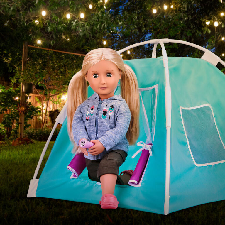 Happy Camper Set, Our Generation, Ensemble d'accessoires de camping pour poupées de 18 po