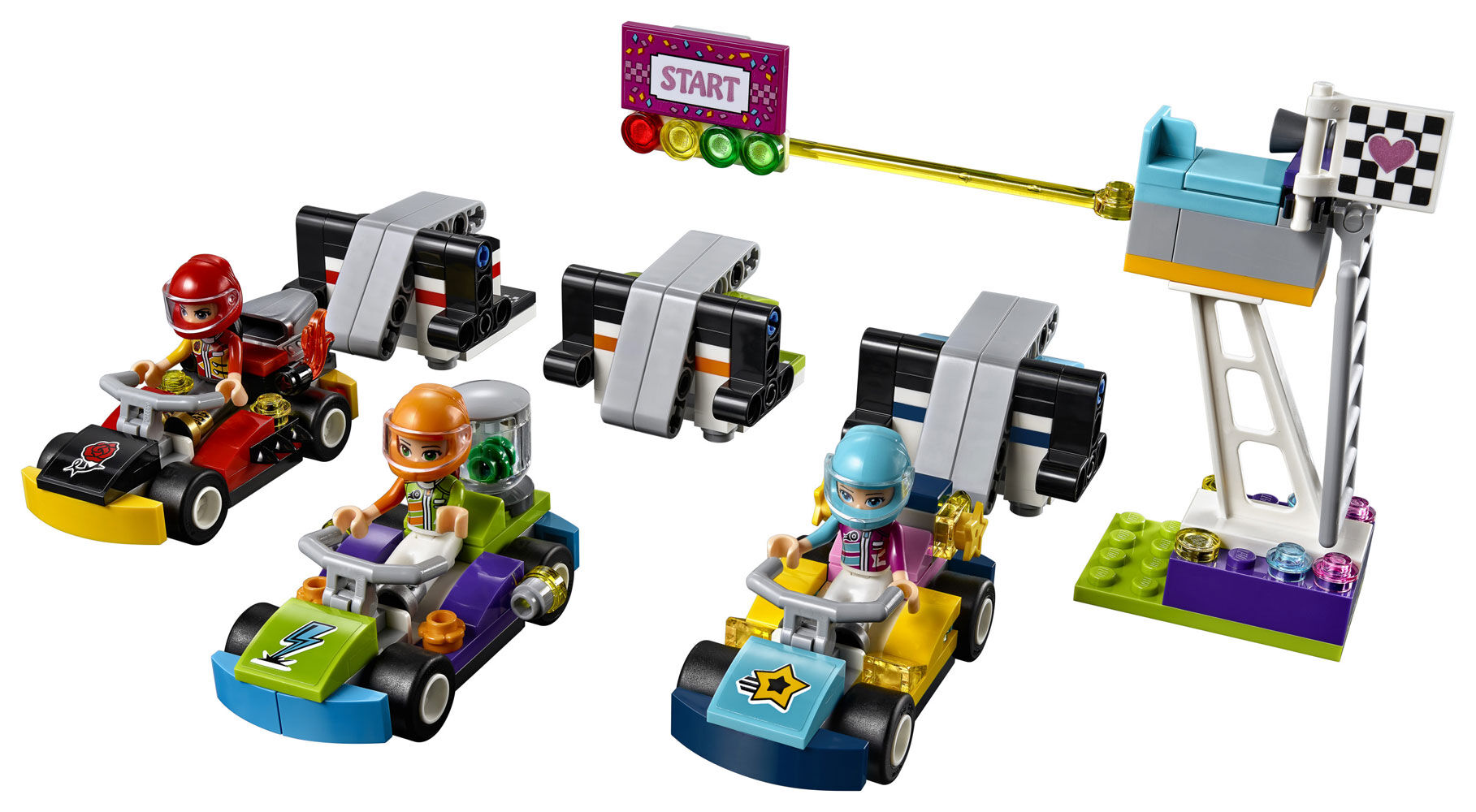 lego friends race car
