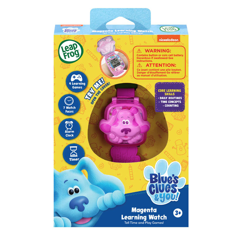 LeapFrog Blue's Clues & You! Magenta Learning Watch - English Edition