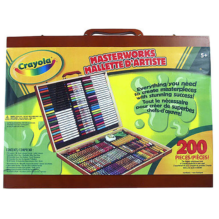 Crayola - Masterworks Art Case-Espresso - Exclusive