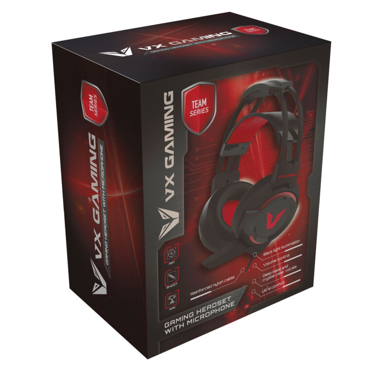 VX Gaming Team Series Gaming Headset - Édition anglaise