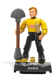 Mega Construx - H&eacute;ros - Micro-figurine &agrave; assembler - Star Trek - Capitaine Kirk