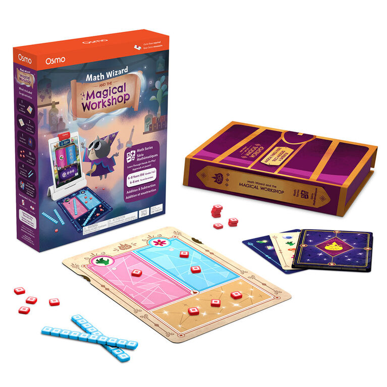 Osmo - Math Wizard and the Magical Workshop - Addition & Subtraction - STEM Toy (Osmo Base Required)