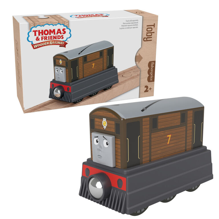 Thomas et ses amis - Piste en bois - Locomotive - Toby