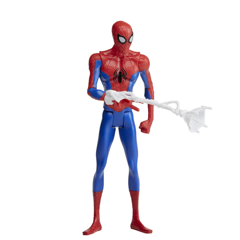 Marvel Spider-Man: Across the Spider-Verse, figurine Spider-Man de 15 cm avec accessoire, jouet Marvel pour enfants à partir de 4 ans