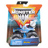 Monster Jam, Official Jurassic Attack Monster Truck, Die-Cast Vehicle, Crazy Creatures Series, 1:64 Scale