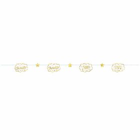 Twinkle Little Star Paper Garland 7 ft - English Edition