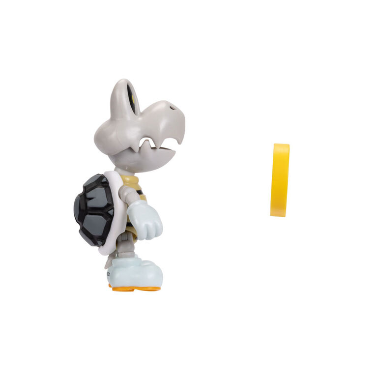 Super Mario 4 Inch Figure - Dry Bones with Coin