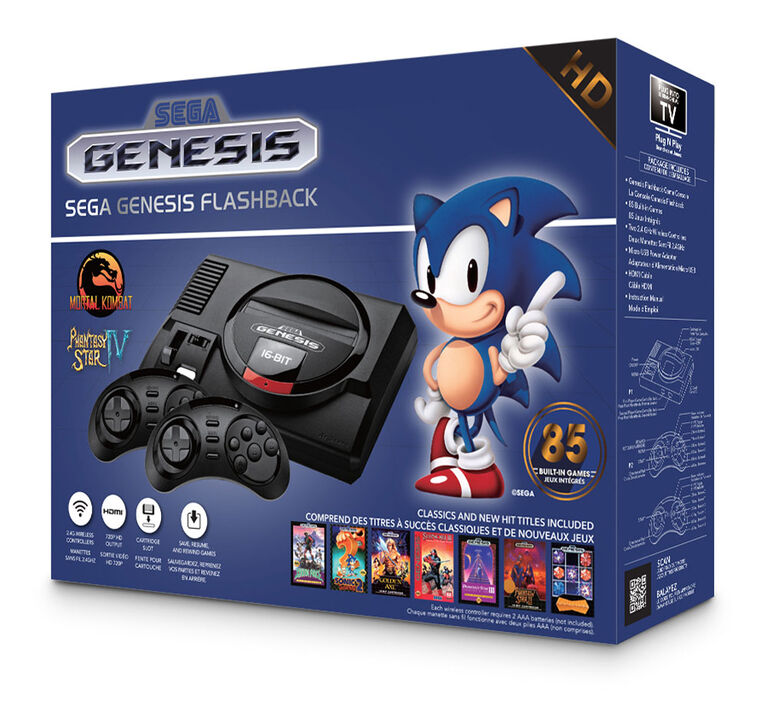Sega Genesis Flashback Gaming Console (85 Games Built-In)