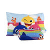 Ensemble de literie 2 Articles Baby Shark pour Enfant, comprenant une Couette et une Taie d'Oreiller