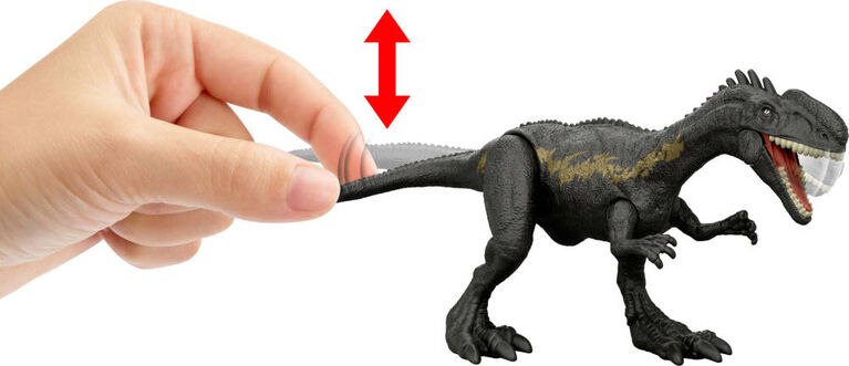 Jurassic World Rebirth Strike Attack Monolophosaurus Dinosaur Toy, Single Strike Action, Authentic & Posable