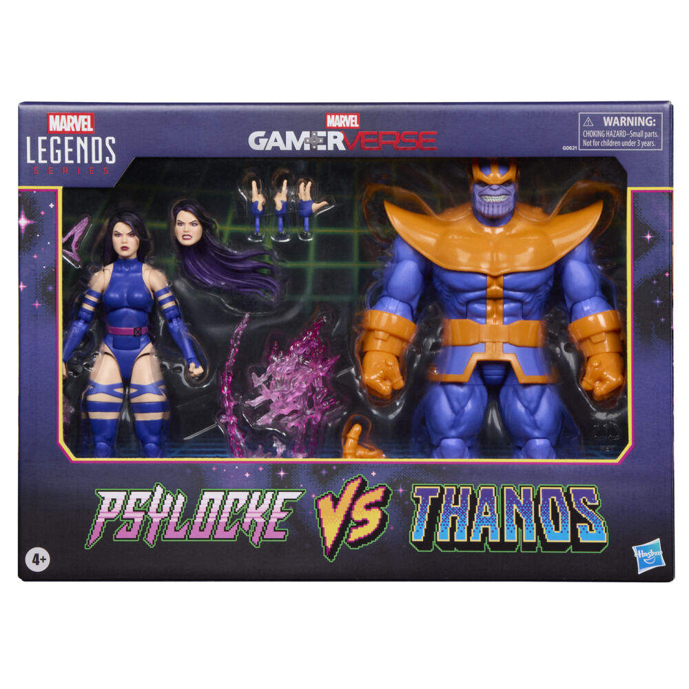 Marvel Legends Series Gamerverse Psylocke vs. Thanos Action Figure Collectibles