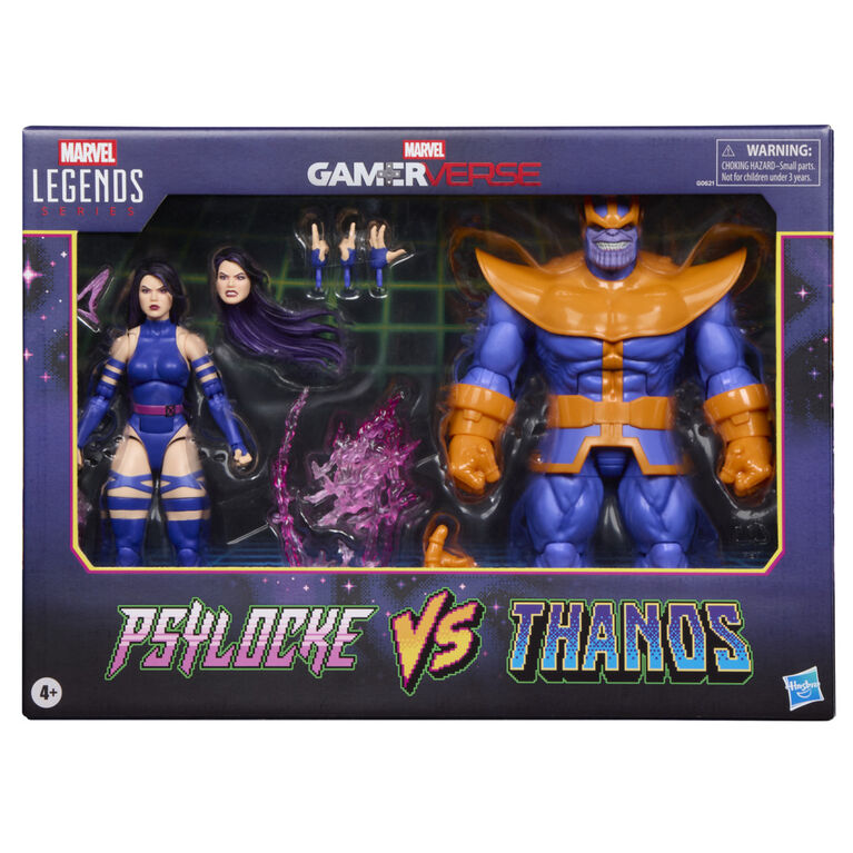 Marvel Legends Series Gamerverse Psylocke vs. Thanos Action Figure Collectibles