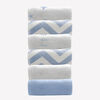 Kushies - Wash Cloths - 6 Pack Single Ply - Blue