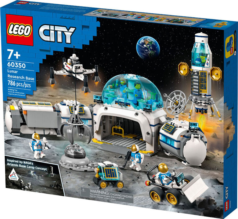 LEGO City La base de recherche lunaire 60350 Ensemble de construction (786 pièces)