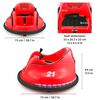 Voltz Toys Round Bumper 360 Rotation with Remote, Red