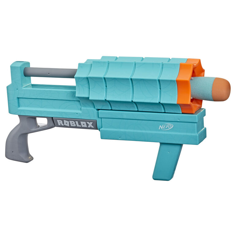 Nerf Roblox SharkBite: Web Launcher Rocker Blaster, Includes Code to Redeem  Exclusive Virtual Item, 2 Nerf Rockets, Pump Action