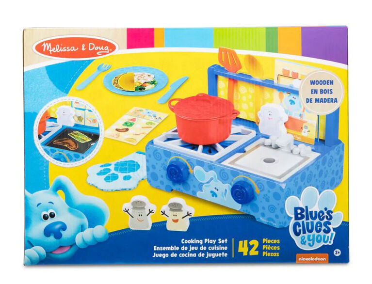 Blue's Clues and Vous! Ensemble de jeu de cuisine en bois