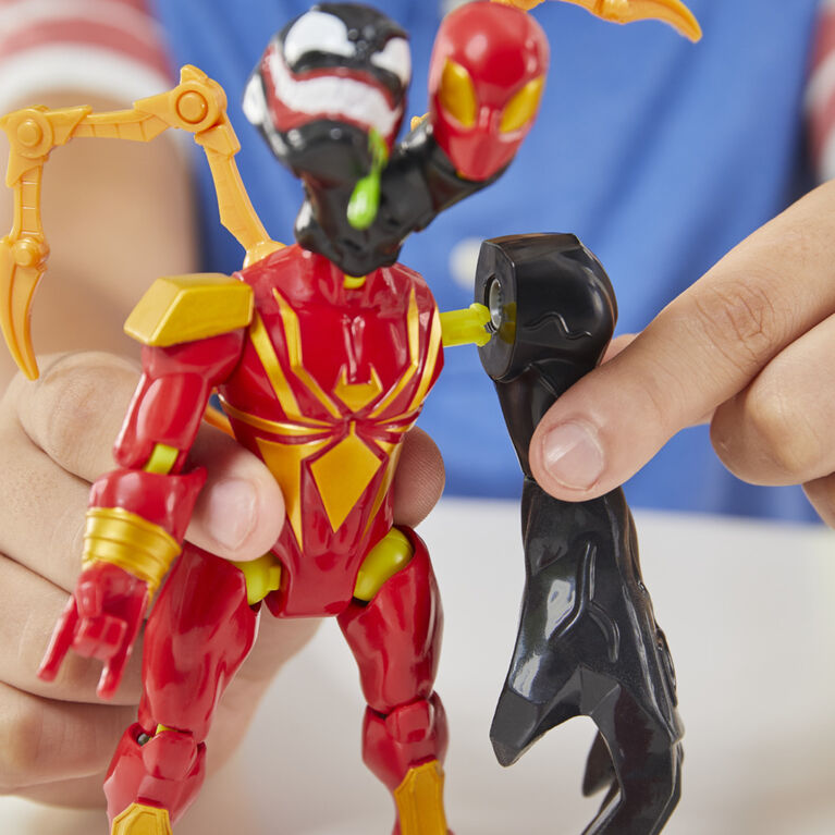 MixMashers Marvel Iron Spider Custom Spider-Man Mix-And-Match Deluxe Action Figure & Accessories
