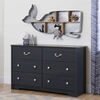 South Shore, 6-Drawer Double Dresser - Blueberry