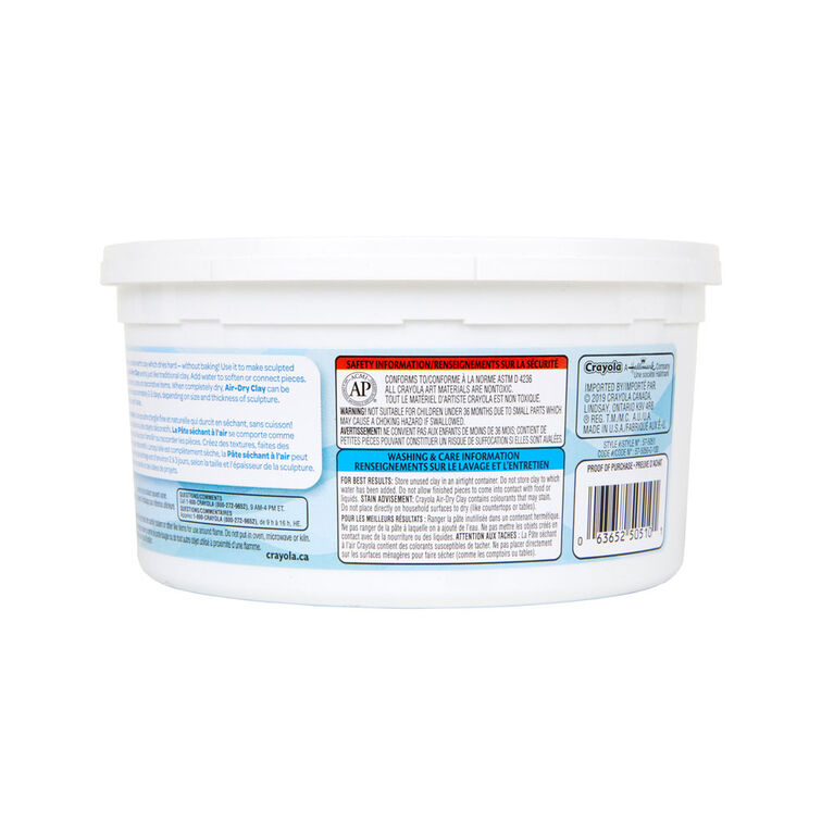 Crayola Air-Dry Clay, White