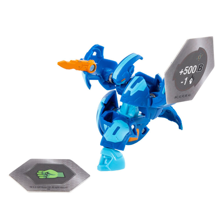 Bakugan Ultra Ball Pack, Aquos Cyndeous, Créature transformable à collectionner de 7,5 cm