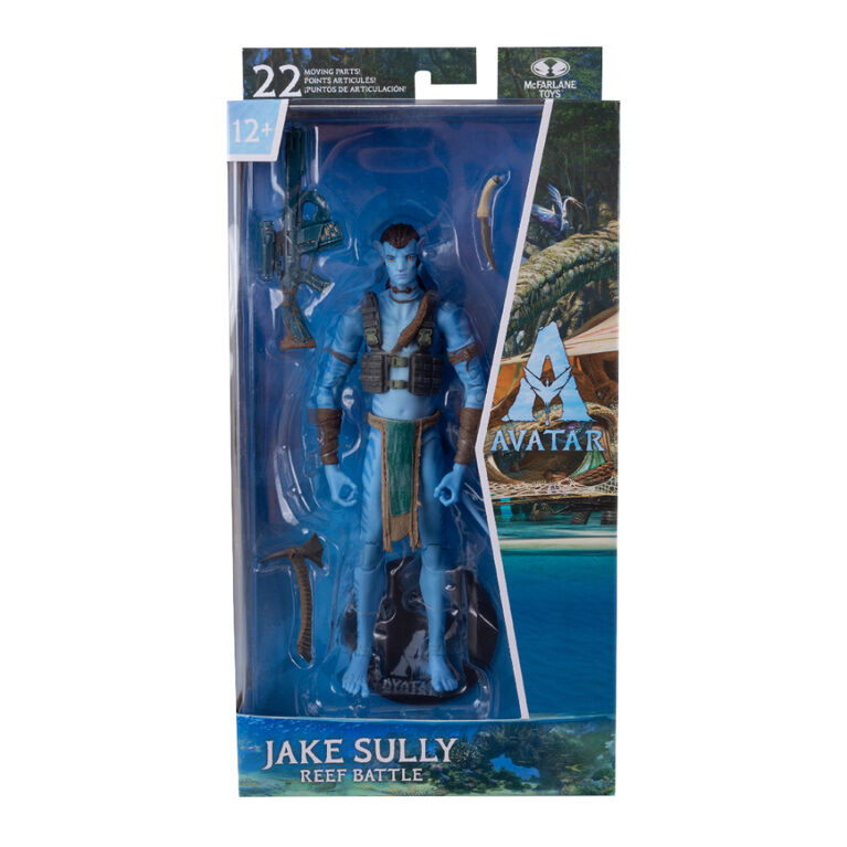 Disney Avatar Figure d'action 7"- Jake Sully (bataille de récifs)