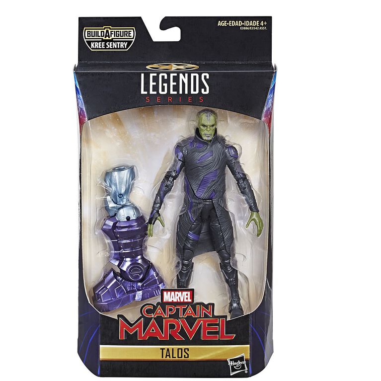 Capitaine Marvel, Figurine Talos Skrull de 15 cm.