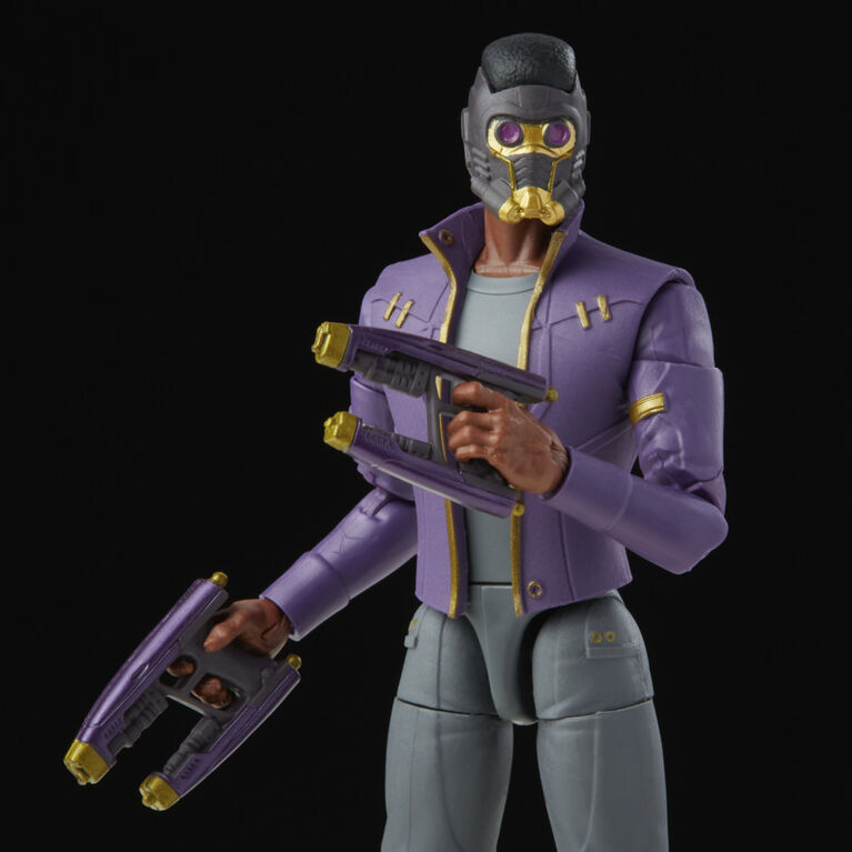 Marvel Legends Series 6-inch Scale Action Figure Toy T'Challa Star-Lord  and Build-A-Figure Part