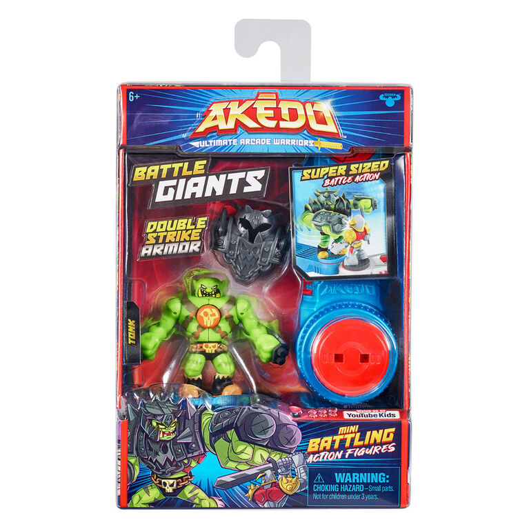 Akedo Ultimate Arcade Warriors Battle Giants - Tonk