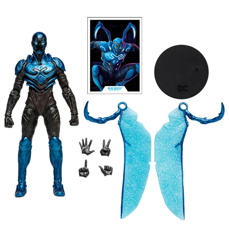 Film DC Multiverse Blue Beetle - Blue Beetle Battle Mode Figurine 7" Action