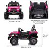 Voltz Toys Jeep with Remote, Rose Red