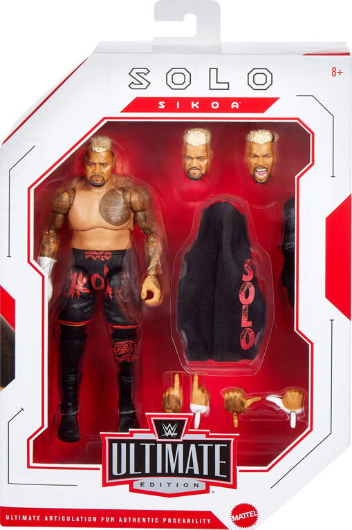 WWE-Solo Sikoa &Eacute;dition Ultimate-Coffret avec figurine articul&eacute;e