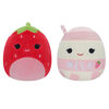 Squishmallows Flip-A-Mallows 5" - Strawberry and Strawberry Milk