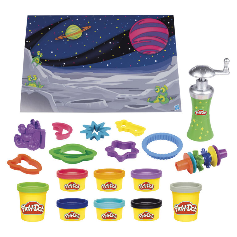 Play-Doh Stars 'n Space Tool Kit Outer Space Toy with 8 Colors