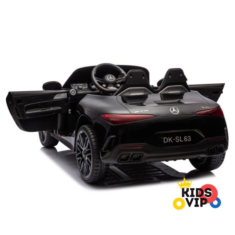 KIDSVIP Mercedes Benz 24V SL63 Licensed 4X4 Ride-On Car For Kids w/ RC - Black