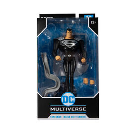 Figurine 7" DC Multiverse - Superman (Variante costume noir)