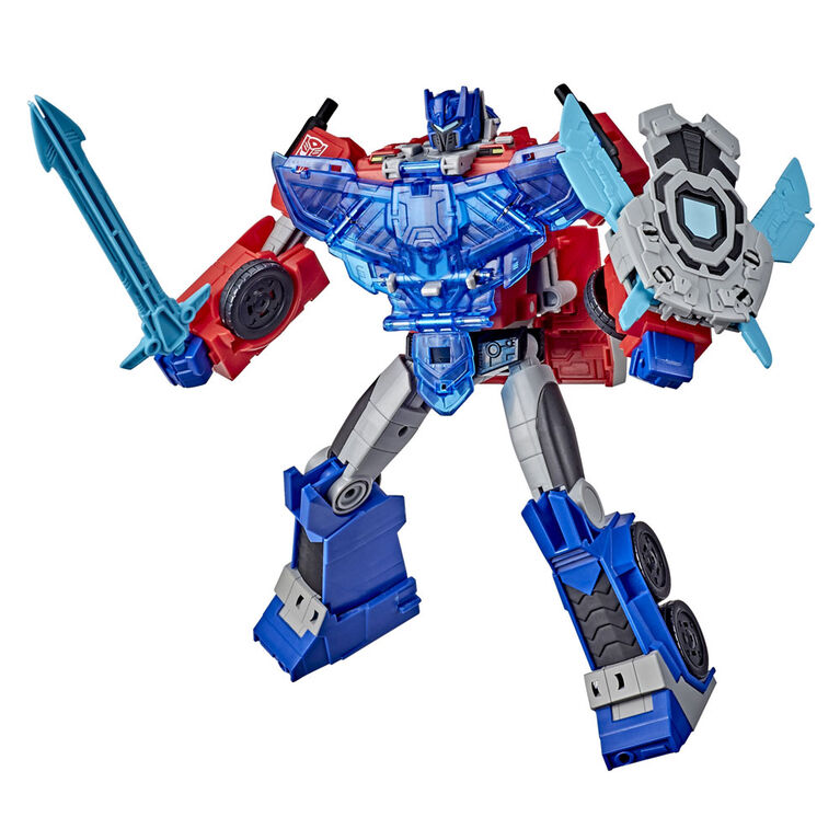 Transformers Bumblebee Cyberverse Adventures Battle Call Optimus Prime, classe Officier