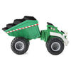 Monster Jam, Official Axel Dirt Squad Dump Truck Monster Truck with Moving Parts, 1:64 Scale Die-Cast Vehicle