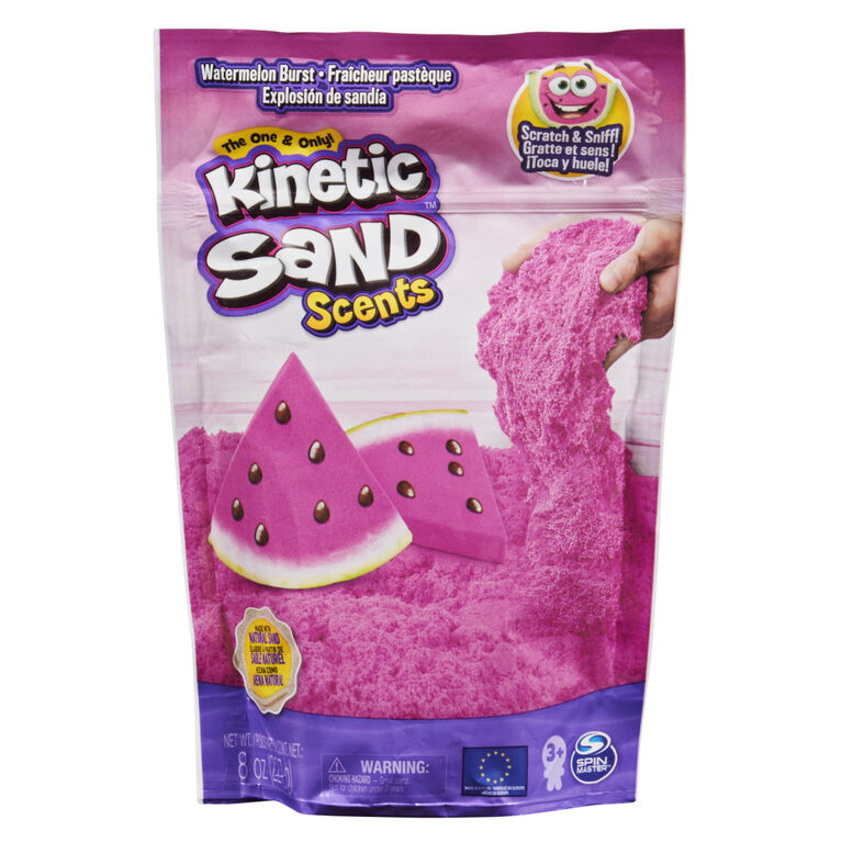 Kinetic Sand Scents, 227 g de sable Kinetic Sand rose, parfum Fraîcheur pastèque