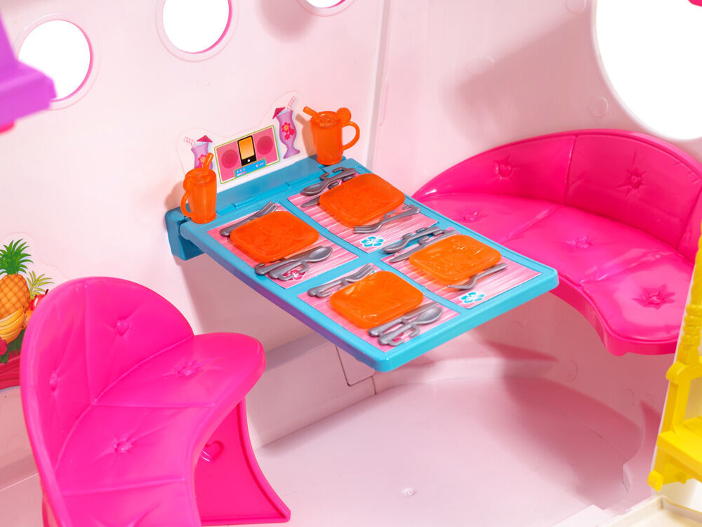 barbie pink passport cruise ship playset