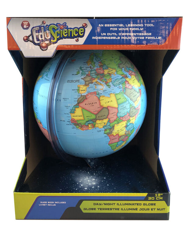 EduScience - 12" Day/Night Illuminated Globe - R Exclusive